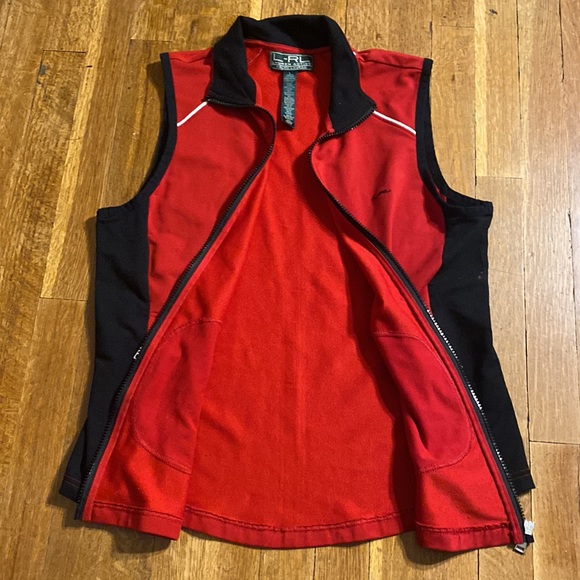 L-RL Lauren Active Vest Full Zip Side Zip Pockets Women’s Large - Picture 4 of 13